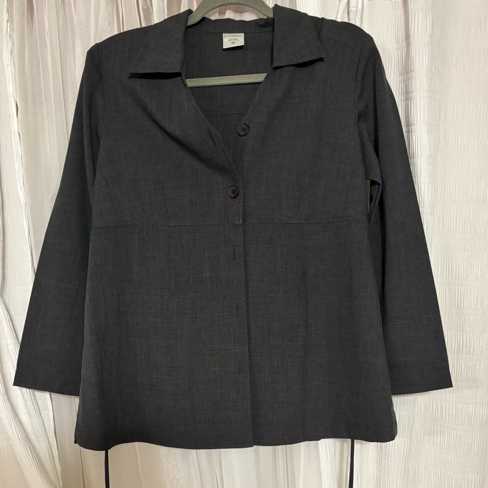 Motherhood Black Button Down Shirt Relaxed Fit
